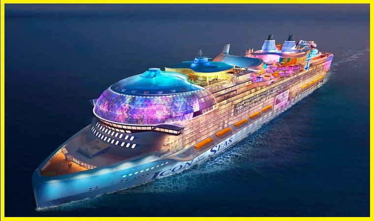 World S Largest Cruise Ship Sets Sail For The First Time In Initial Sea